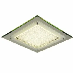 Plafonnier LED Globo Liana Chrome, 1 lumière