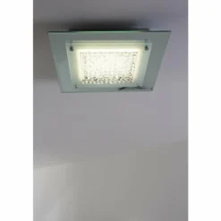 Plafonnier LED Globo Liana Chrome, 1 lumière