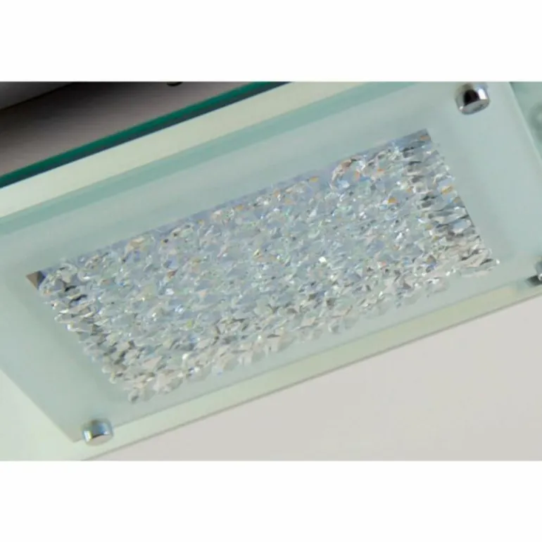 Plafonnier LED Globo Liana Chrome, 1 lumière