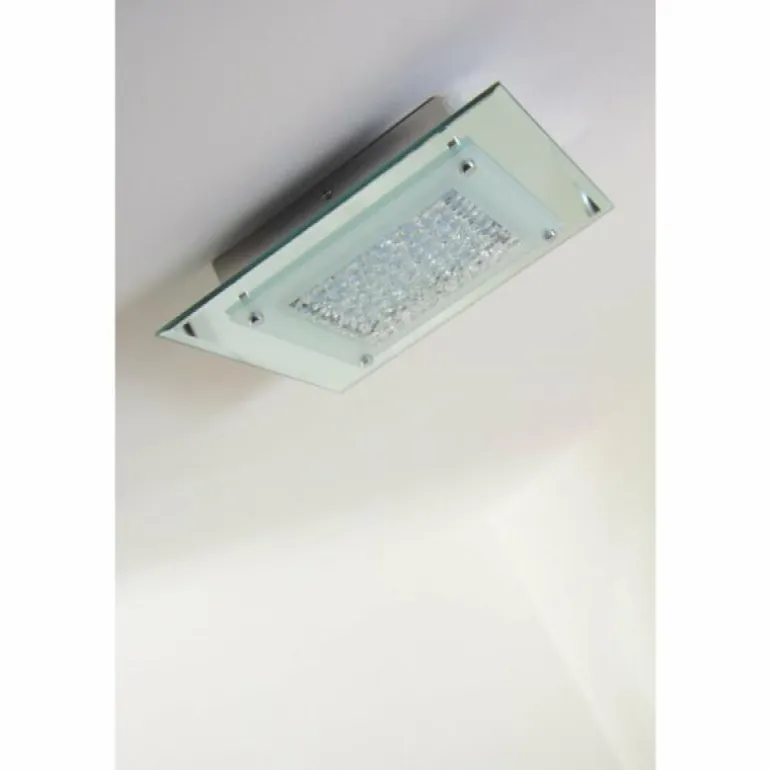 Plafonnier LED Globo Liana Chrome, 1 lumière