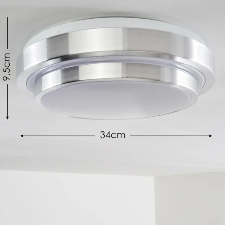 Plafonnier LED SORA Blanc, 1 lumière