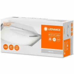 Plafonnier LEDVANCE LUNIVE Argenté, 1 lumière