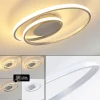 Plafonnier Leksund LED Argenté, 1 lumière