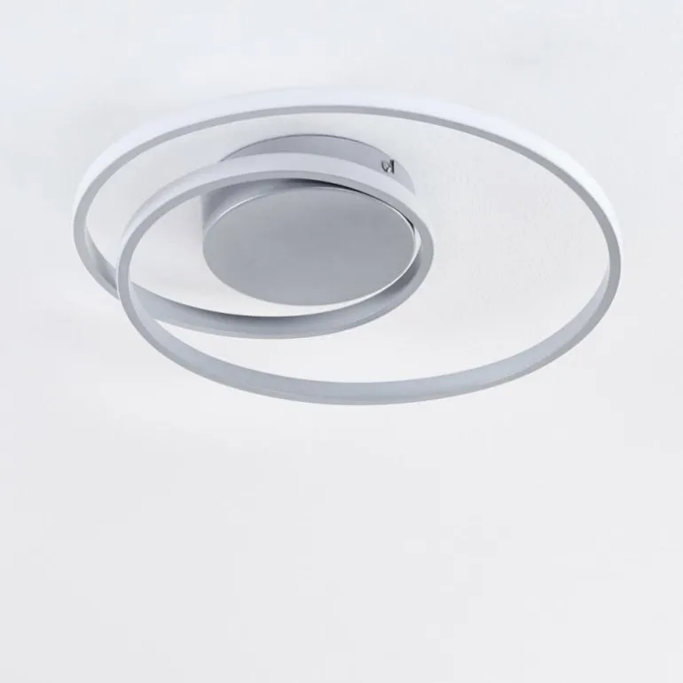 Plafonnier Leksund LED Argenté, 1 lumière