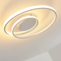 Plafonnier Leksund LED Blanc, 1 lumière