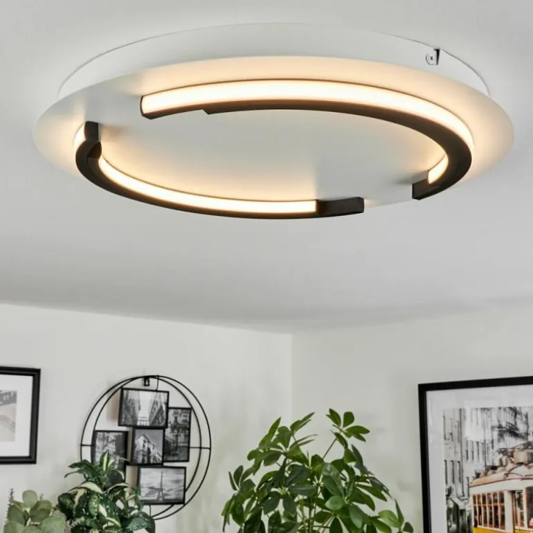 Plafonnier Leroux LED Blanc, 1 lumière
