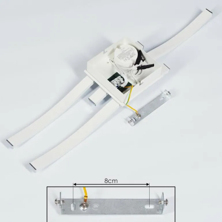 Plafonnier Letala LED Blanc, 3 lumières