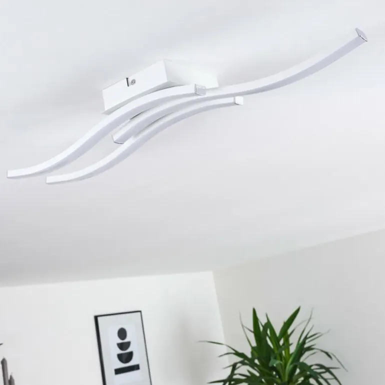 Plafonnier Letala LED Blanc, 3 lumières
