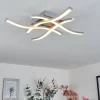 Plafonnier Letala LED Nickel mat, 4 lumières