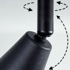 Plafonnier Leteque Écru, Noir, 3 lumières