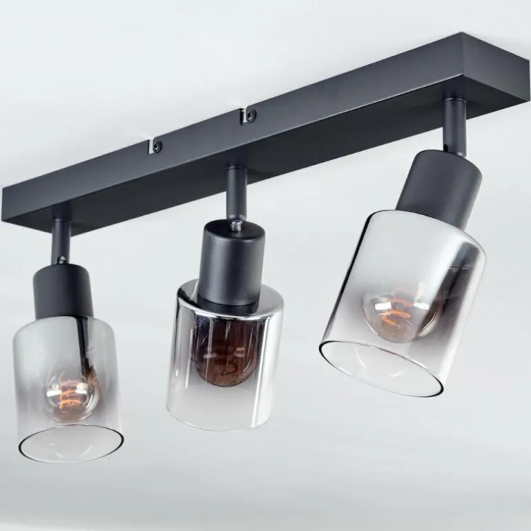 Plafonnier Leteque Noir, 3 lumières