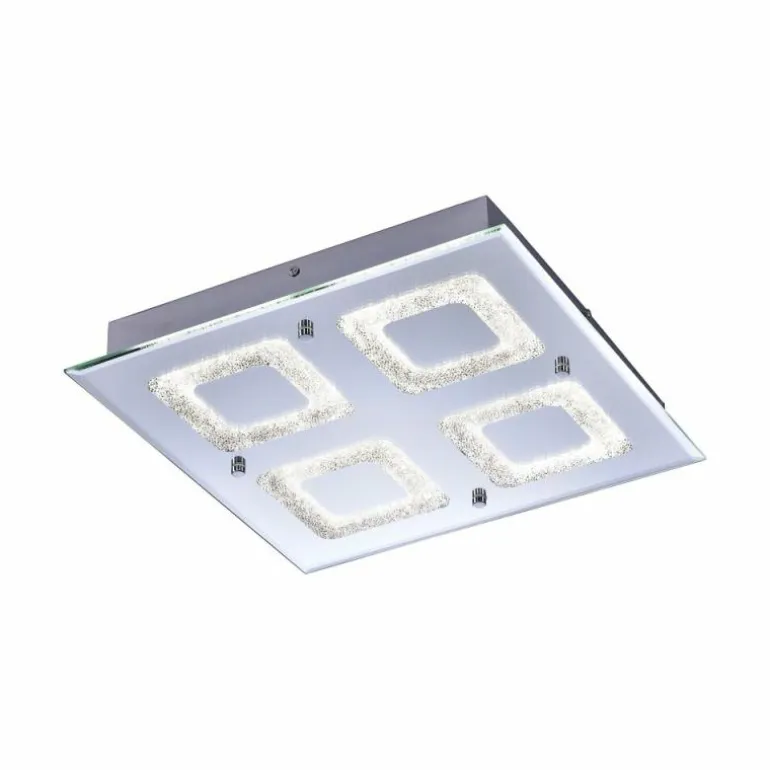 Plafonnier Leuchten Direkt LISA LED Chrome, 1 lumière