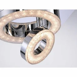 Plafonnier Leuchten Direkt TIM LED Chrome, 2 lumières
