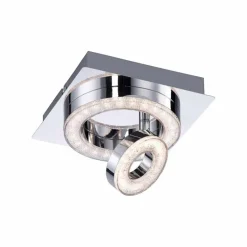 Plafonnier Leuchten Direkt TIM LED Chrome, 2 lumières
