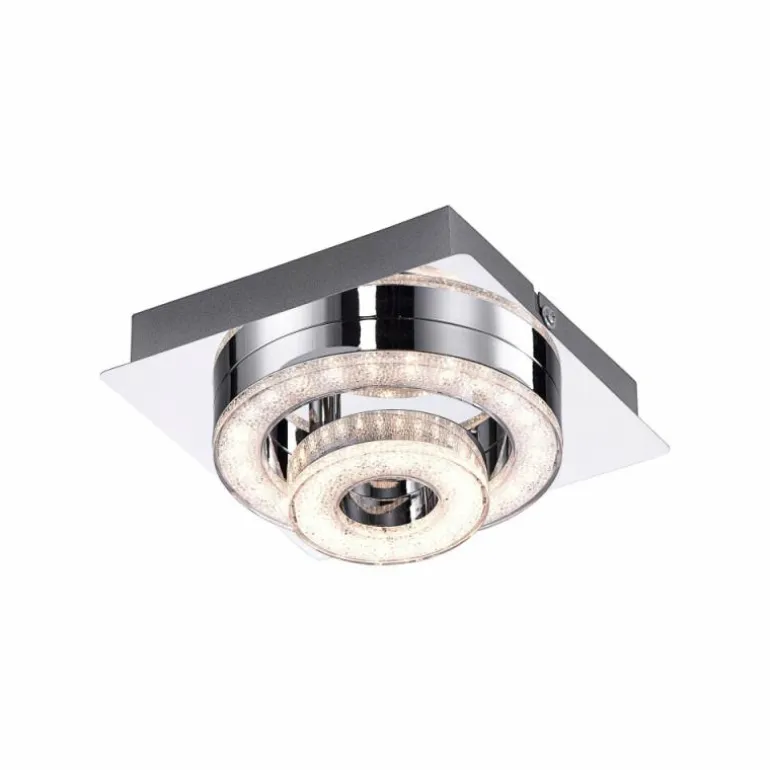 Plafonnier Leuchten Direkt TIM LED Chrome, 2 lumières