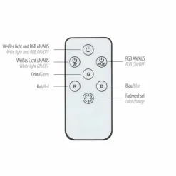 Plafonnier Leuchten-Direkt KEMAL2.0 LED Acier brossé, 68 lumières, Télécommandes, Changeur de couleurs