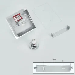 Plafonnier Liestal LED Aluminium, 1 lumière