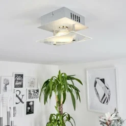 Plafonnier Liestal LED Aluminium, 1 lumière