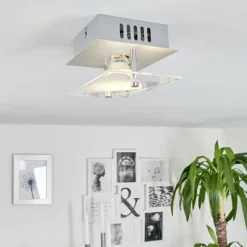 Plafonnier Liestal LED Aluminium, 1 lumière