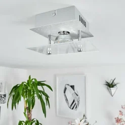 Plafonnier Liestal LED Aluminium, 1 lumière