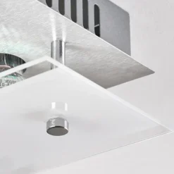 Plafonnier Liestal LED Nickel mat, 1 lumière