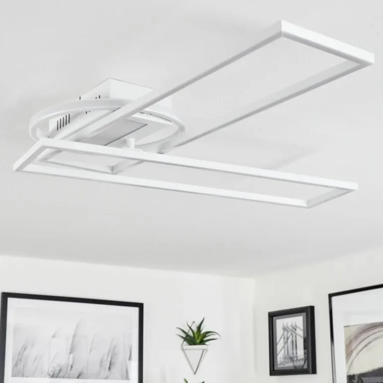 Plafonnier Lillavois LED Blanc, 1 lumière, Télécommandes