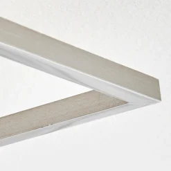 Plafonnier Lillavois LED Nickel mat, 1 lumière, Télécommandes