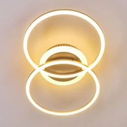 Plafonnier Lithgow LED Argenté, 1 lumière