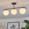 Plafonnier Litoral Noir, 3 lumières