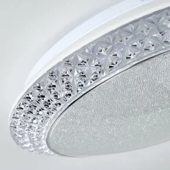 Plafonnier Litto LED Blanc, 1 lumière, Télécommandes