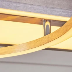Plafonnier Loftheim LED Chrome, Nickel mat, 1 lumière