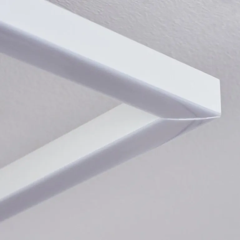 Plafonnier Loftheim LED Chrome, Blanc, 1 lumière