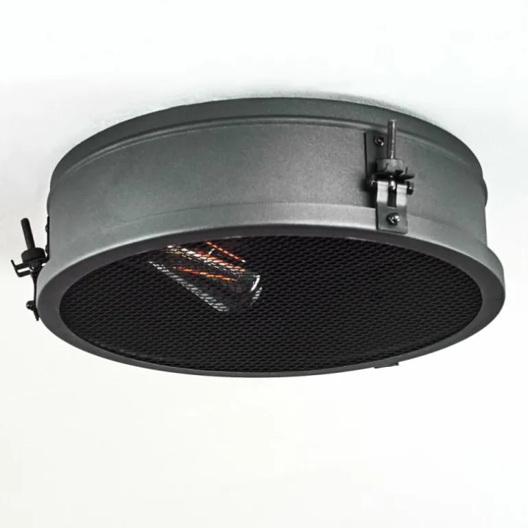Plafonnier Lofthus Noir, 1 lumière