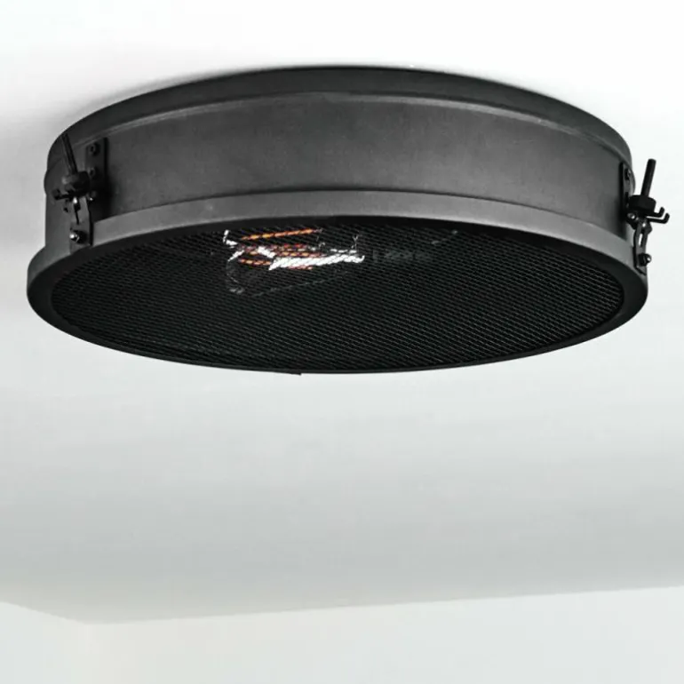 Plafonnier Lofthus Noir, 2 lumières