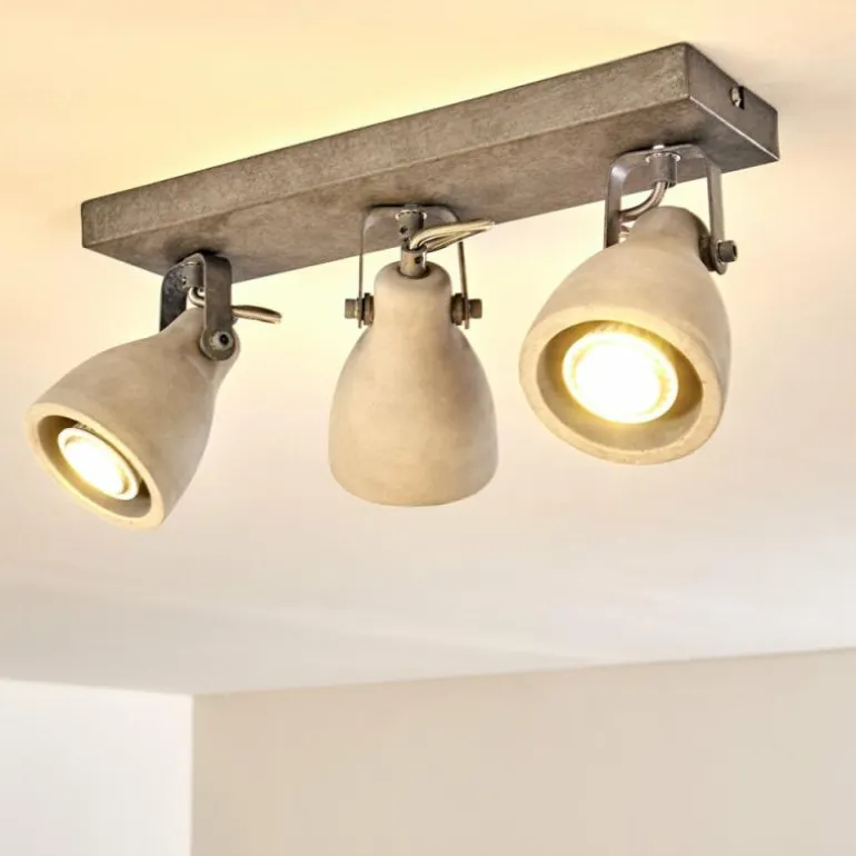 Plafonnier Lomma Gris, 3 lumières