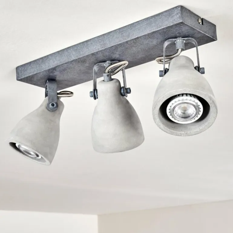 Plafonnier Lomma Gris, 3 lumières