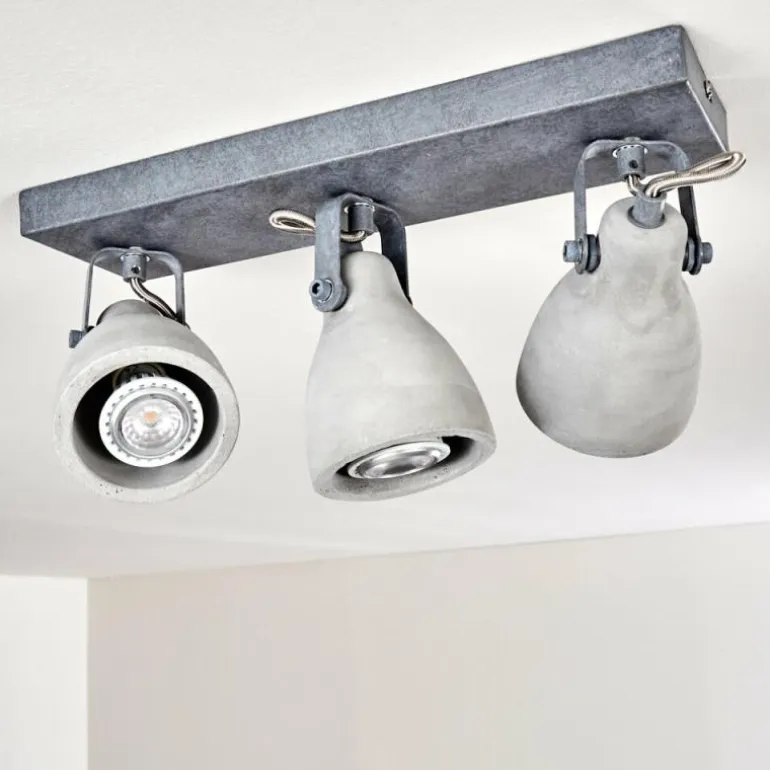 Plafonnier Lomma Gris, 3 lumières