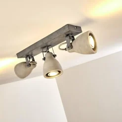 Plafonnier Lomma Gris, 3 lumières