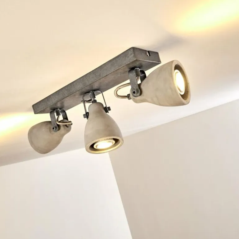 Plafonnier Lomma Gris, 3 lumières