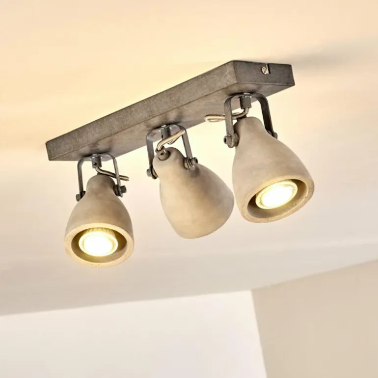 Plafonnier Lomma Gris, 3 lumières