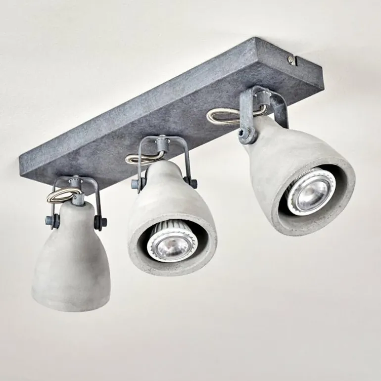 Plafonnier Lomma Gris, 3 lumières