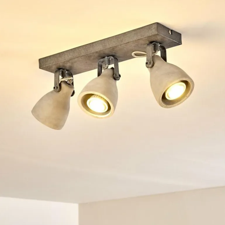 Plafonnier Lomma Gris, 3 lumières