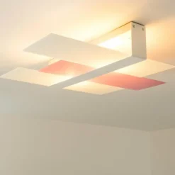 Plafonnier Lovikka Blanc, 2 lumières