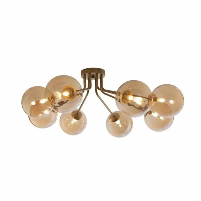 Plafonnier Luce Design NEPTUN Laiton, 8 lumières