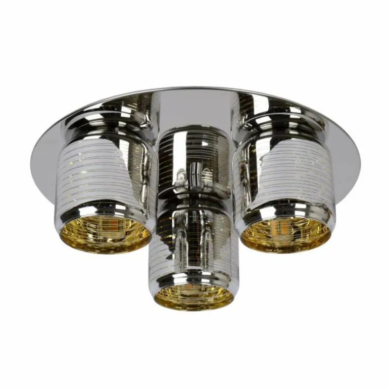 Plafonnier Lucide ERYN Chrome, 3 lumières