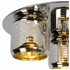 Plafonnier Lucide ERYN Chrome, 3 lumières
