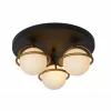 Plafonnier Lucide ISOBEL Noir, 3 lumières
