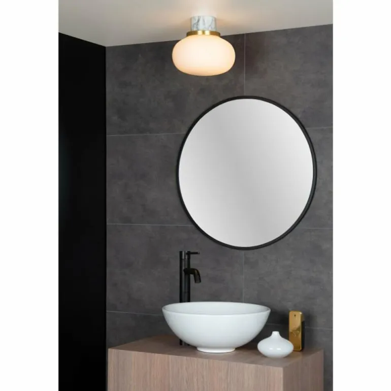 Plafonnier Lucide LORENA Aspect marbre, 1 lumière