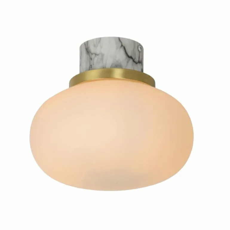 Plafonnier Lucide LORENA Aspect marbre, 1 lumière