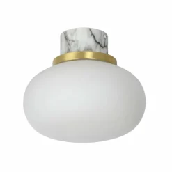 Plafonnier Lucide LORENA Aspect marbre, 1 lumière